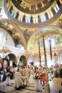 santorini church wedding