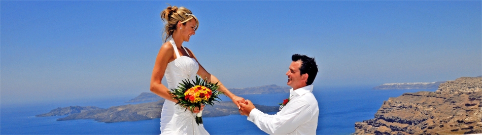 santorini weddings, Santorini professional wedding planners
